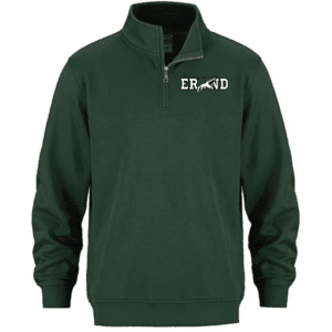 L00545 CSW 24/7 Flux 1/4 Zip Sweatshirt - Forest Green