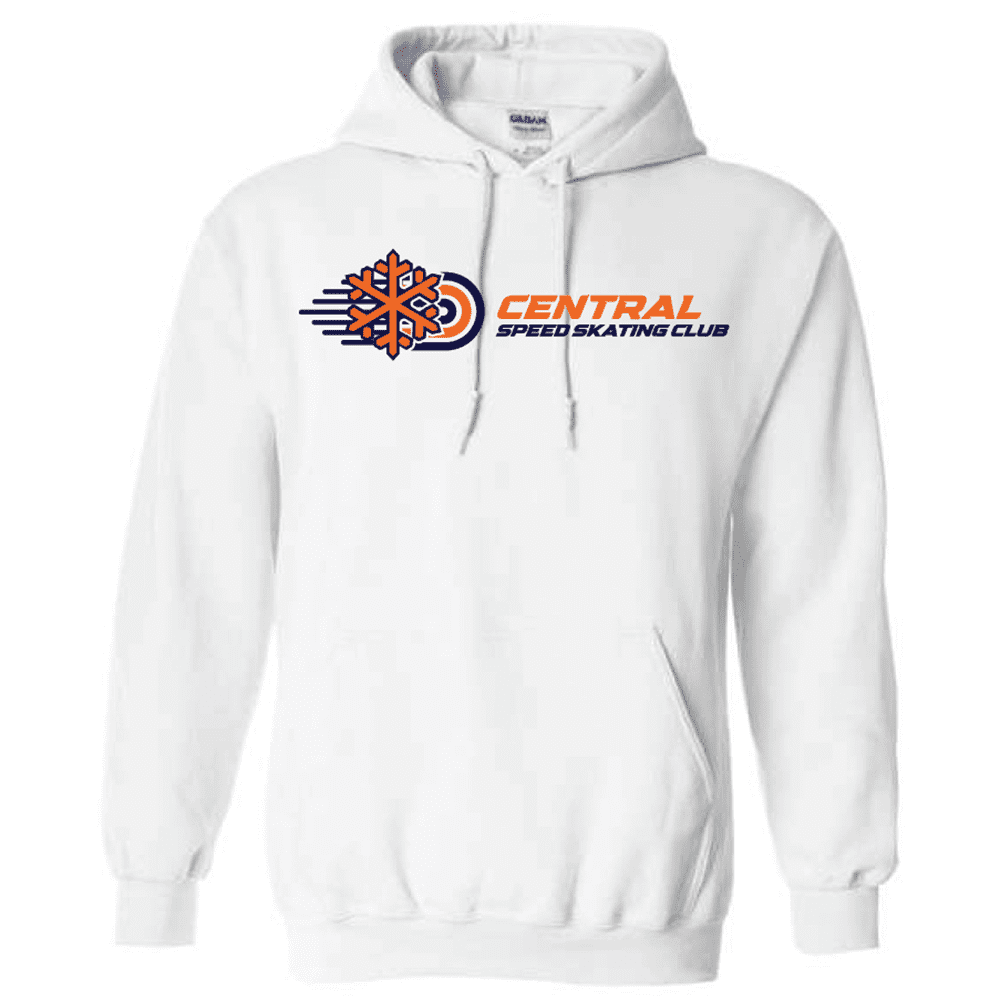 G185 Gildan Heavy Blend 8 oz., 50/50 Hooded Sweatshirt - White